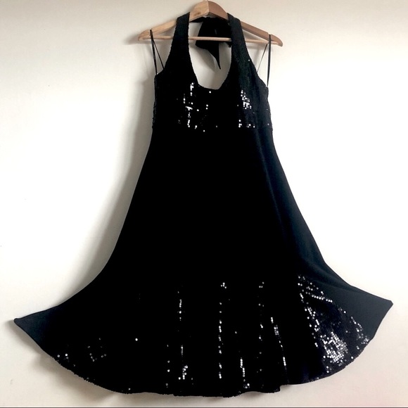 Cachet Dresses & Skirts - Black Cachet Halter Dress